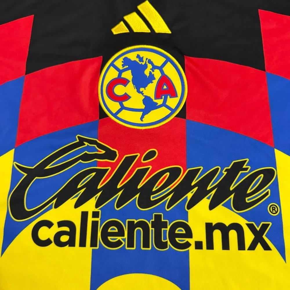 Adidas Club America Home Soccer Jersey 25/26 Men XL Yellow Aeroready Liga MX